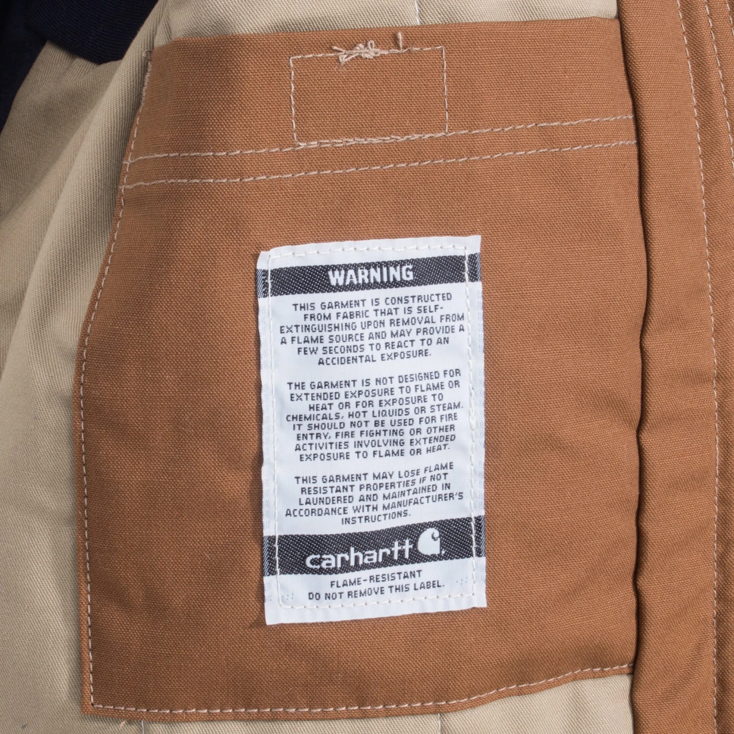 Carhartt Jackets: Men's FR Brown 102692 211 Full Swing Lanyard Access Jacket 5 Carhartt Jackets: Men's FR Brown 102692 211 Full Swing Lanyard Access Jacket - Image 5