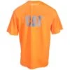 CAT Apparel Shirts: Men's 1510499 607 Hi Vis Orange Trademark Shirt