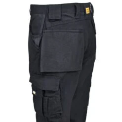 CAT Apparel Pants: Men's C172 016 Black Multi-Pocket Trademark Trousers 6 CAT Apparel Pants: Men's C172 016 Black Multi-Pocket Trademark Trousers -Work Clothes Discount Store cat c172 016 l 01