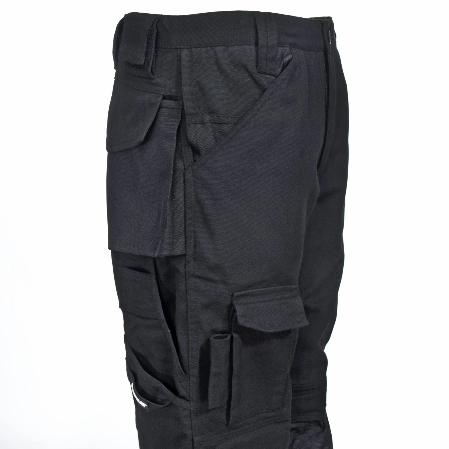 CAT Apparel Pants: Men's C172 016 Black Multi-Pocket Trademark Trousers 4 CAT Apparel Pants: Men's C172 016 Black Multi-Pocket Trademark Trousers - Image 4