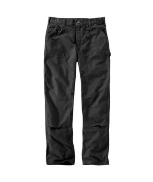 Carhartt Pants: Men's B136 BLK Black Washed Duck Double-Front Utility Work Pant 2 Carhartt Pants: Men's B136 BLK Black Washed Duck Double-Front Utility Work Pant - Image 2