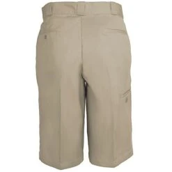 Dickies Shorts: Men's 42283 KH Khaki 13 Inch Multi Use Pocket Work Shorts -Work Clothes Discount Store dickies 42283 khi b 01