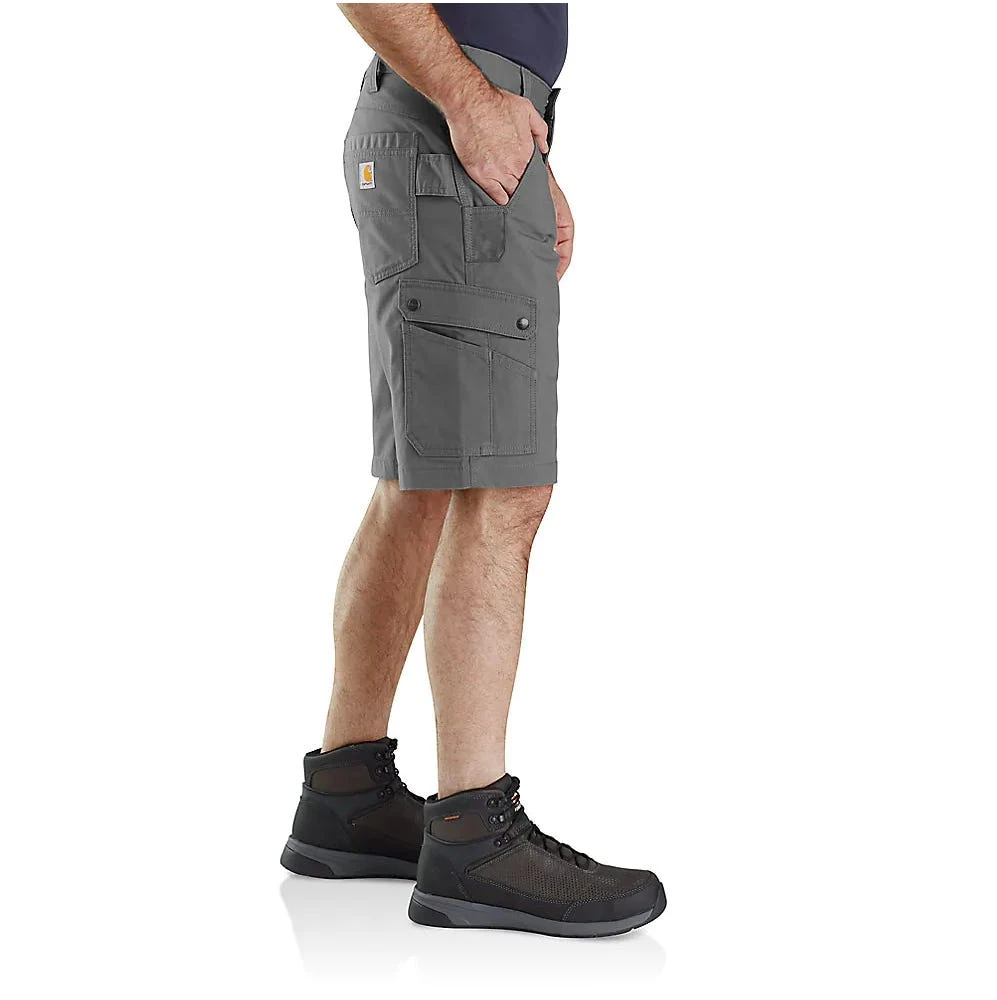 Carhartt Shorts: Men's 104727 075 Steel Rugged Flex Relaxed Fit Ripstop Cargo Work Short 3 Carhartt Shorts: Men's 104727 075 Steel Rugged Flex Relaxed Fit Ripstop Cargo Work Short - Image 3