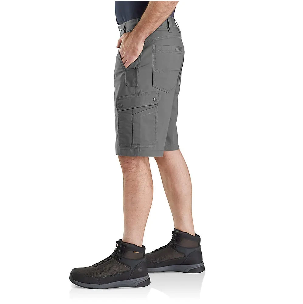 Carhartt Shorts: Men's 104727 075 Steel Rugged Flex Relaxed Fit Ripstop Cargo Work Short 4 Carhartt Shorts: Men's 104727 075 Steel Rugged Flex Relaxed Fit Ripstop Cargo Work Short - Image 4