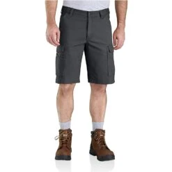Carhartt Shorts: Men's 103542 029 Shadow Rugged Flex Rigby Cargo Shorts