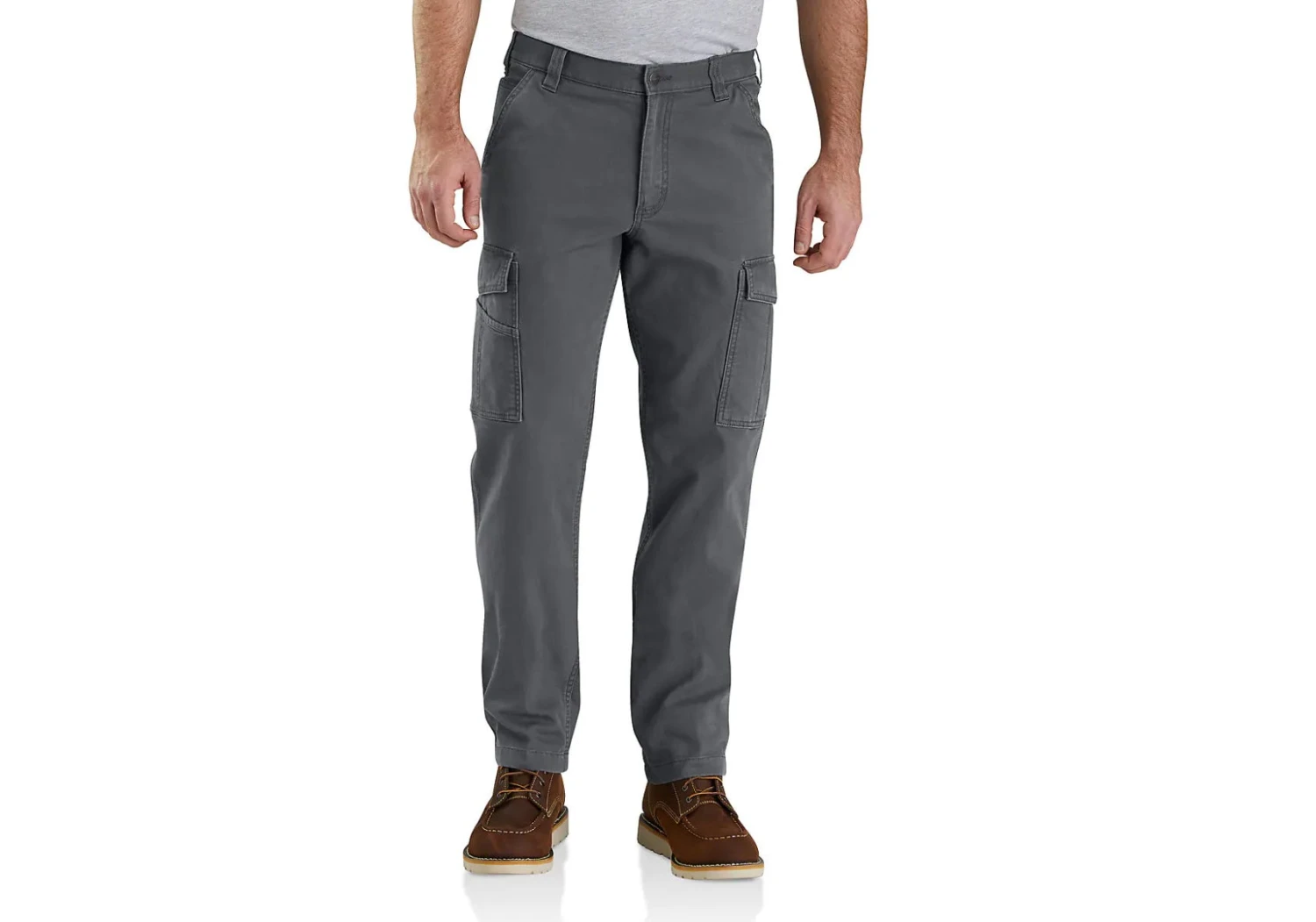 Carhartt Pants: Men's 103574 029 Rugged Flex Relaxed Fit Canvas Cargo Work Pant 2 Carhartt Pants: Men's 103574 029 Rugged Flex Relaxed Fit Canvas Cargo Work Pant - Image 2