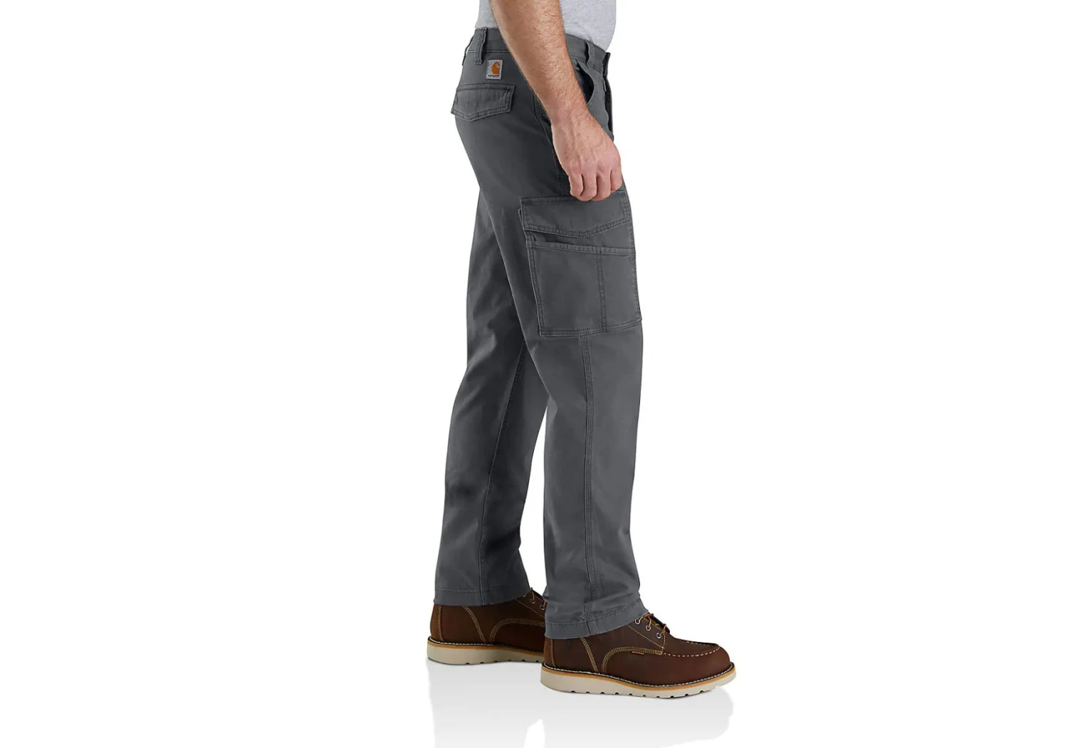 Carhartt Pants: Men's 103574 029 Rugged Flex Relaxed Fit Canvas Cargo Work Pant 3 Carhartt Pants: Men's 103574 029 Rugged Flex Relaxed Fit Canvas Cargo Work Pant - Image 3