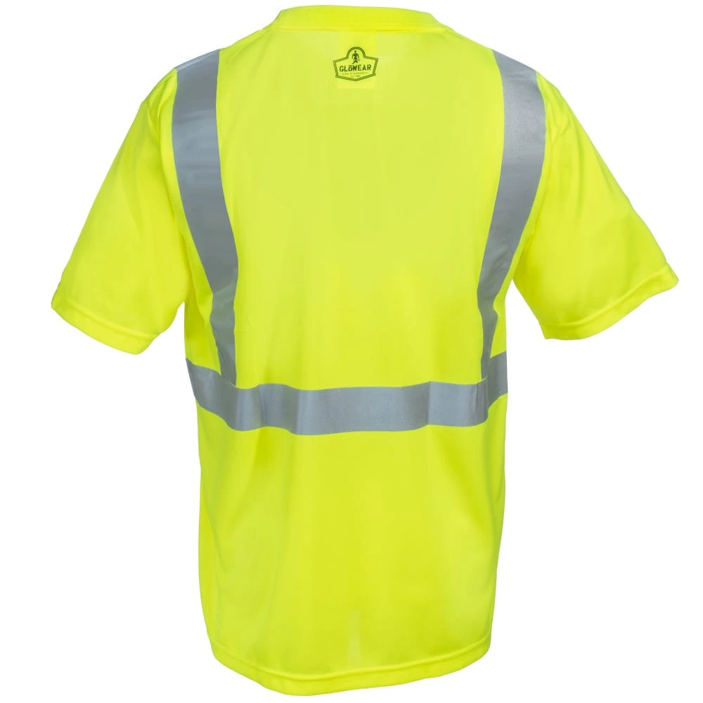 Ergodyne GloWear Men's 8289 Class 2 Economy Hi-Vis Lime Green T-Shirt 1 Ergodyne GloWear Men's 8289 Class 2 Economy Hi-Vis Lime Green T-Shirt