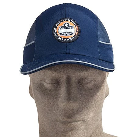 Ergodyne Caps: Men's 8950 Navy Skullerz Long Brim Bump Cap 2 Ergodyne Caps: Men's 8950 Navy Skullerz Long Brim Bump Cap - Image 2