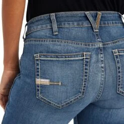 Ariat Rebar Jeans: Women's 10041067 Malibu Riveter Boot Cut Jean -Work Clothes Discount Store f22 wms work 10041067 detail02