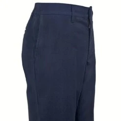 Dickies Pants: Women's Dark Navy FP121 DN Flat Front Stretch Twill Pants -Work Clothes Discount Store fp121dnv dickiesr 01