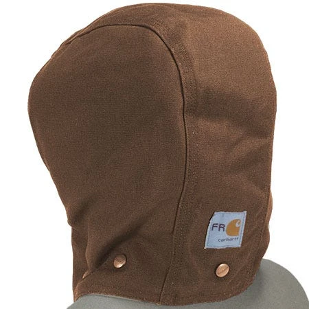 Carhartt Hoods: Flame Resistant FRA265 BRN Quilt-Lined Duck Hood 2 Carhartt Hoods: Flame Resistant FRA265 BRN Quilt-Lined Duck Hood - Image 2