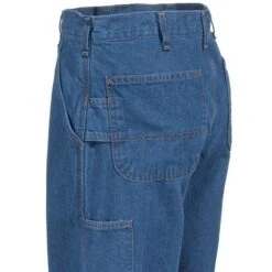 Carhartt Jeans: Men's FRB13 DNM Denim Flame Resistant Dungaree Jeans -Work Clothes Discount Store frb13dnm carharttl 01