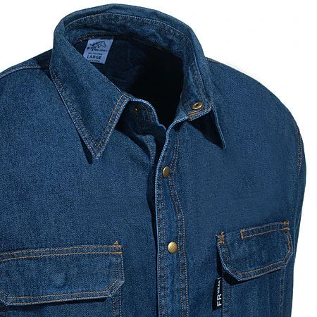 Black Stallion Shirts: Men's FS8 DNM Denim Flame-Resistant Shirt 2 Black Stallion Shirts: Men's FS8 DNM Denim Flame-Resistant Shirt - Image 2