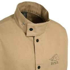 Black Stallion Jackets: Men's BXTN9C Flame-Resistant Tan Welding Jacket -Work Clothes Discount Store image 47868