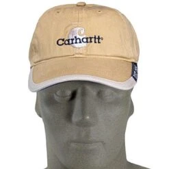 Carhartt Hats: Straw Contrast Cotton Baseball Cap A237SRW -Work Clothes Discount Store image 49055