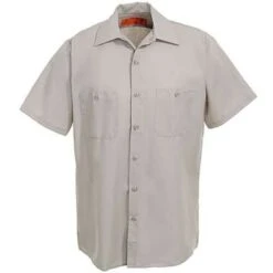 Red Kap Shirts: Men's Tan SP24 LT Short-Sleeve Lightweight Work Shirt 5 Red Kap Shirts: Men's Tan SP24 LT Short-Sleeve Lightweight Work Shirt -Work Clothes Discount Store image 51004 1