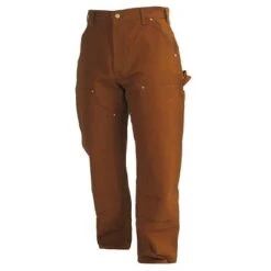 Carhartt Pants: Men's B01 BRN Brown Duck Work Pants 9 Carhartt Pants: Men's B01 BRN Brown Duck Work Pants -Work Clothes Discount Store image 58953