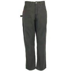 Wrangler Riggs Jeans: Men's Loden Green 3W020 LD Cotton Ripstop Carpenter Jeans -Work Clothes Discount Store image 60156