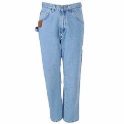 Wrangler Riggs Jeans: Men's Vintage Indigo 3W020 VI Durashield® Carpenter Jeans -Work Clothes Discount Store image 61928