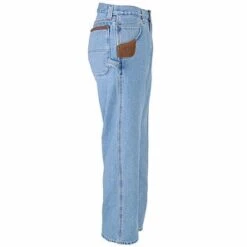 Wrangler Riggs Jeans: Men's Vintage Indigo 3W020 VI Durashield® Carpenter Jeans -Work Clothes Discount Store image 61929