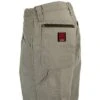 Wrangler Riggs Jeans: Men's Dark Khaki 3W020 DK Cotton Ripstop Carpenter Jeans