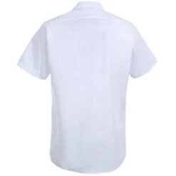Red Kap Shirts: Men's White SP24 WH Short-Sleeve Uniform Work Shirt