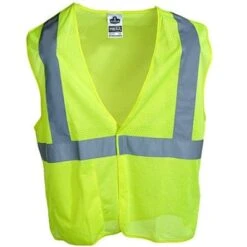 Ergodyne Vests: GloWear Green Class 2 High Visibility Breakaway Vest 8215BA