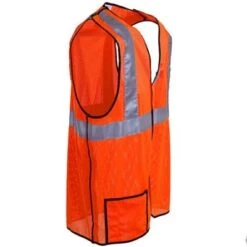 OccuNomix Vests: Mesh Orange Hi-Vis Safety Vest LUX SSBRPC ORG -Work Clothes Discount Store image 69155
