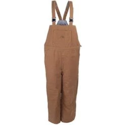 Bulwark Overalls: Men's BLN4 BD Flame-Resistant Insulated Brown Duck Overalls -Work Clothes Discount Store image 72734