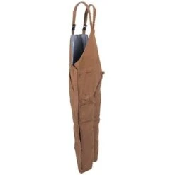 Bulwark Overalls: Men's BLN4 BD Flame-Resistant Insulated Brown Duck Overalls -Work Clothes Discount Store image 72736
