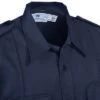 Horace Small Shirts: Mens Navy Stretch Twill Uniform Shirt HS1451