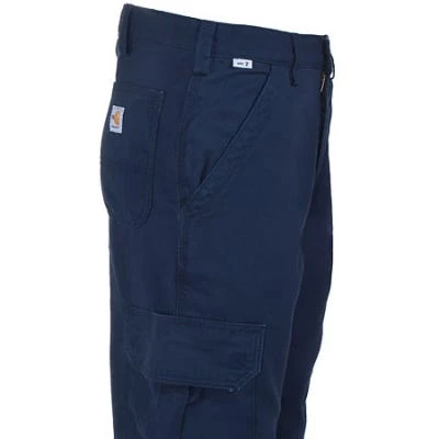 Carhartt FR: Carhartt FRB240 DNY Flame Resistant Cargo Pants- Dark Navy 3 Carhartt FR: Carhartt FRB240 DNY Flame Resistant Cargo Pants- Dark Navy - Image 3
