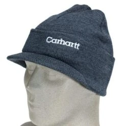 Carhartt Caps: Coal Heather Acrylic Knit Cap A164 CLH