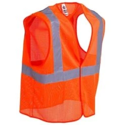 Ergodyne Vests: GloWear Orange High Visibility Vest 8205HL ORG -Work Clothes Discount Store image 90284