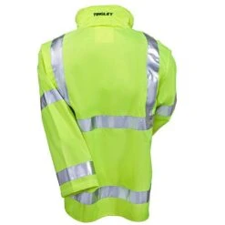 Tingley Jackets: Men's High-Visibility J23122 Yellow Green Waterproof Work Jacket -Work Clothes Discount Store j23122 tigleyb 01