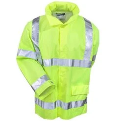 Tingley Jackets: Men's High-Visibility J23122 Yellow Green Waterproof Work Jacket -Work Clothes Discount Store j23122 tigleyf 01