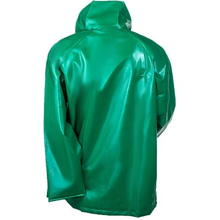 Tingley Jackets: Men's Green Waterproof FR J41008 PVC Rain Jacket 4 Tingley Jackets: Men's Green Waterproof FR J41008 PVC Rain Jacket - Image 4
