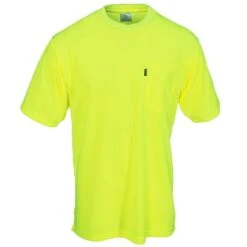 Key Shirts: Men's 818 39 Yellow Moisture-Wicking Hi-Vis Shirt -Work Clothes Discount Store key 458 27 f 01