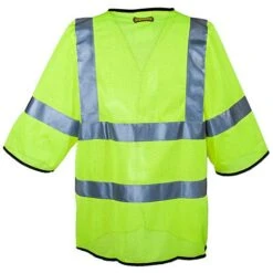 Occunomix Vests: High Visibility Yellow Mesh Safety Vest LUX HSCOOL3 YEL