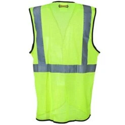 Occunomix Vests: Yellow High Visibility Lightweight Mesh Safety Vest LUX SSGC