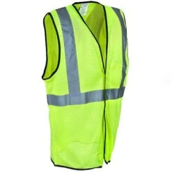 Occunomix Vests: Yellow High Visibility Lightweight Mesh Safety Vest LUX SSGC 5 Occunomix Vests: Yellow High Visibility Lightweight Mesh Safety Vest LUX SSGC -Work Clothes Discount Store lux ssgc grn occuluxr 01