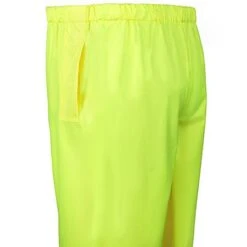 Occunomix Pants: Men's High Visibility Yellow Rain Pants LUX TENR YEL -Work Clothes Discount Store lux tenrgrn occuluxl 01