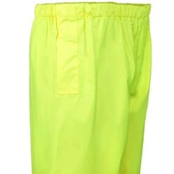 Occunomix Pants: Men's High Visibility Yellow Rain Pants LUX TENR YEL -Work Clothes Discount Store lux tenrgrn occuluxr 01