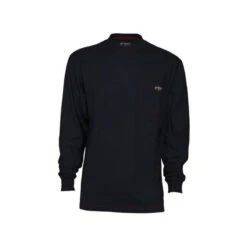 MCR Safety: Men's LST1N Navy Flame Resistant FR Long Sleeve Work Shirts