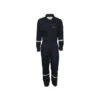 MCR Safety Coveralls: Men's SBC2012 Navy Summit Breeze FR Long Sleeve 7-ounce Cotton Material Coveralls