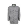 MCR Safety Shirts: Men's SBS2001 Grey FR Summit Breeze Long Sleeve Button Down Shirt