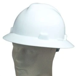 MSA Hard Hats: White 454 475369 Full Brim Ratchet System Safety Hard Hat -Work Clothes Discount Store msa 454 475369 p 01