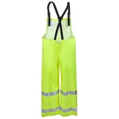 Tingley Overalls: Men's Lime High-Visibility O23122 Rubber Overalls -Work Clothes Discount Store o23122 tigleyb 01