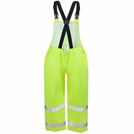 Tingley Overalls: Men's High-Visibility O24122 Lime Green Waterproof Overalls 4 Tingley Overalls: Men's High-Visibility O24122 Lime Green Waterproof Overalls - Image 4
